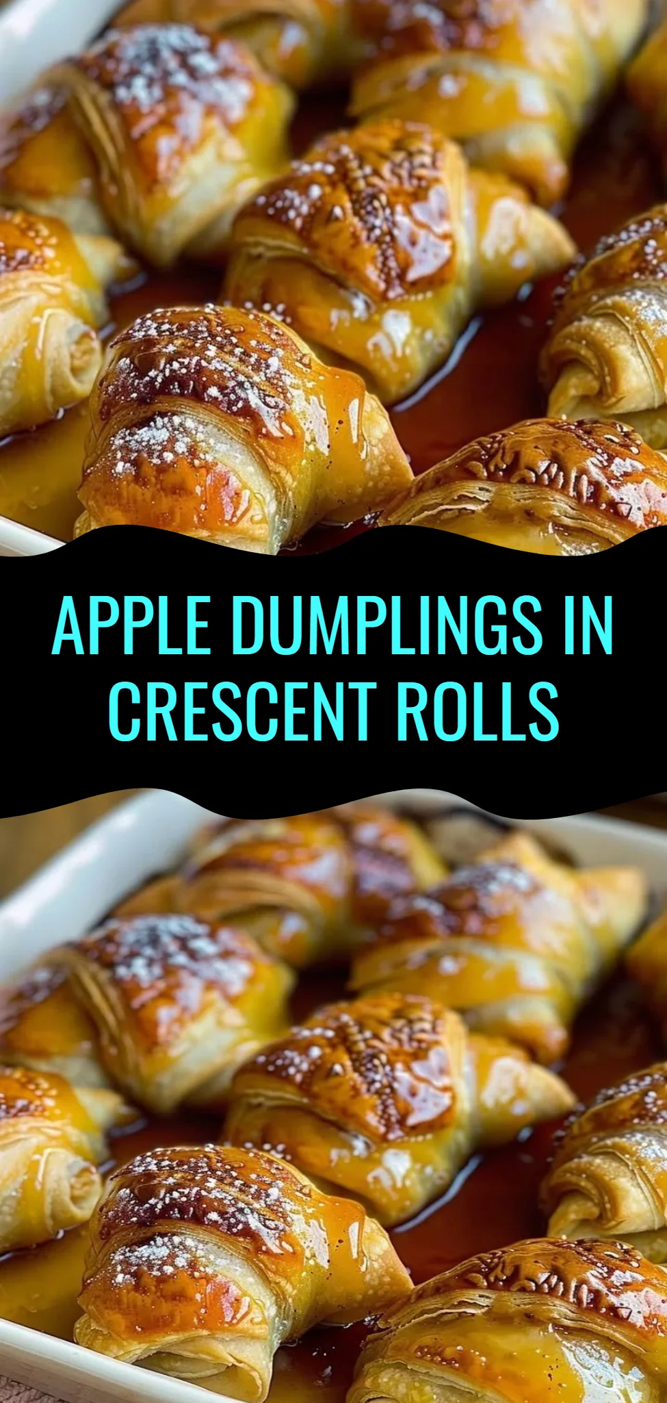 Apple Dumplings in Crescent Rolls