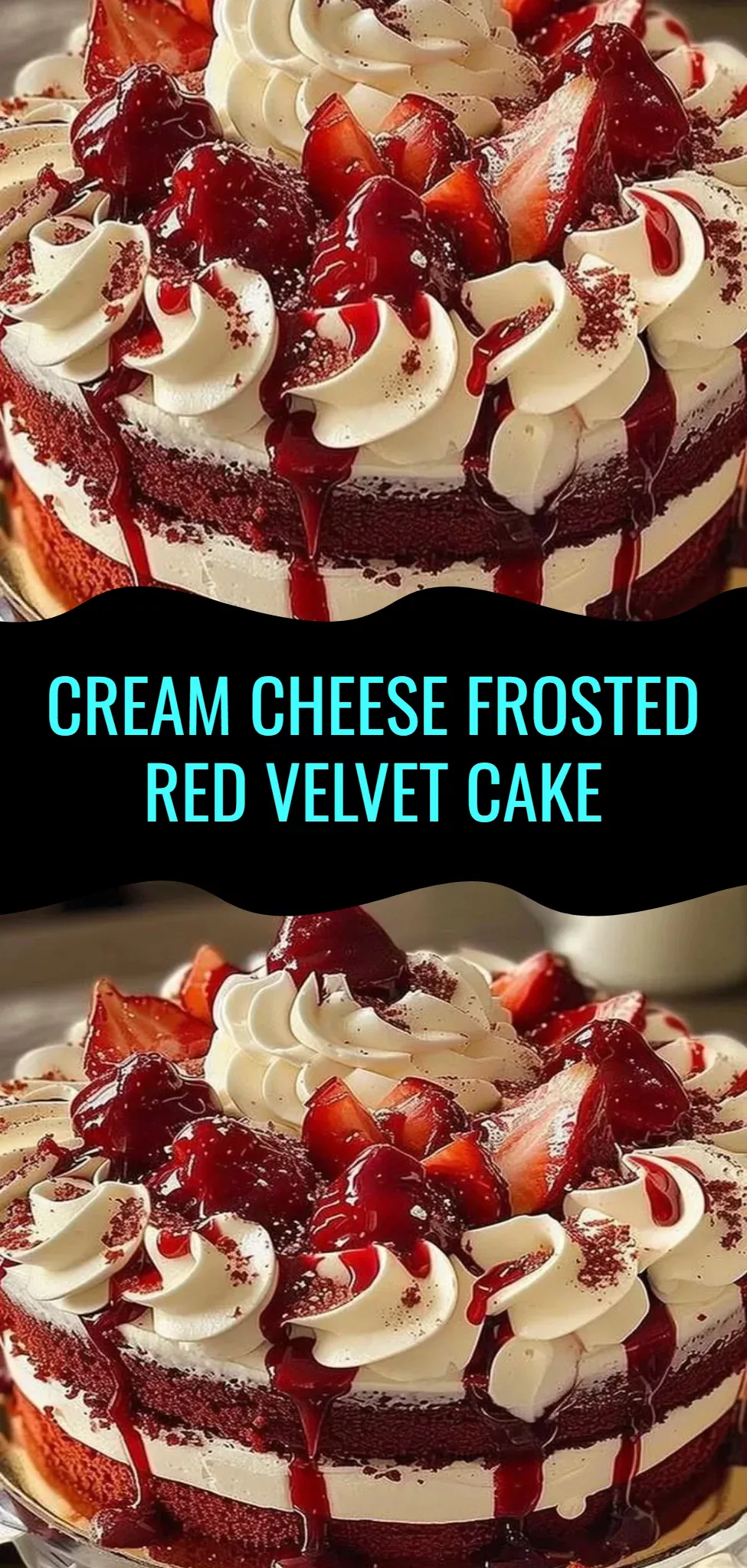 Cream Cheese Frosted Red Velvet Cake