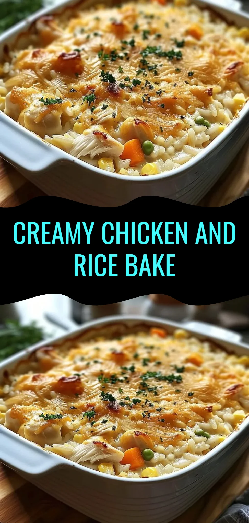 Creamy Chicken and Rice Bake