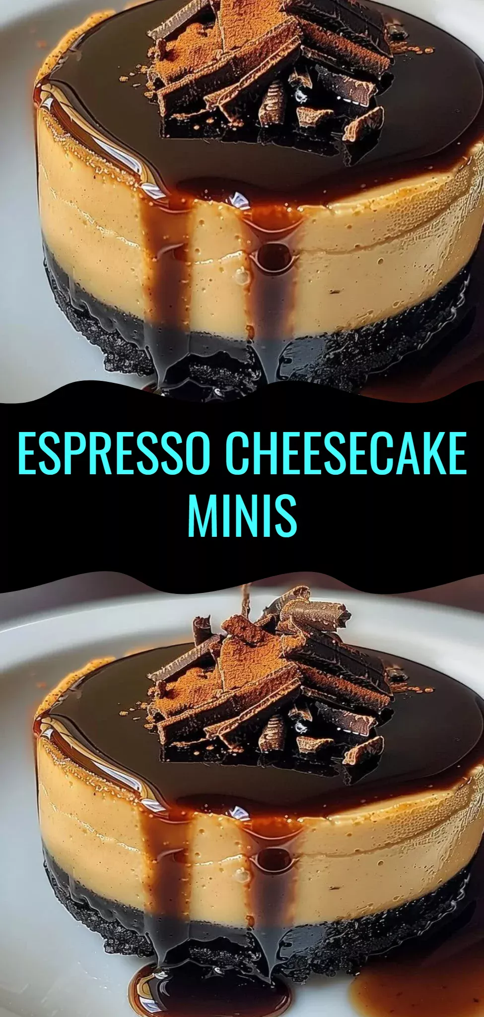 Espresso Cheesecake Minis