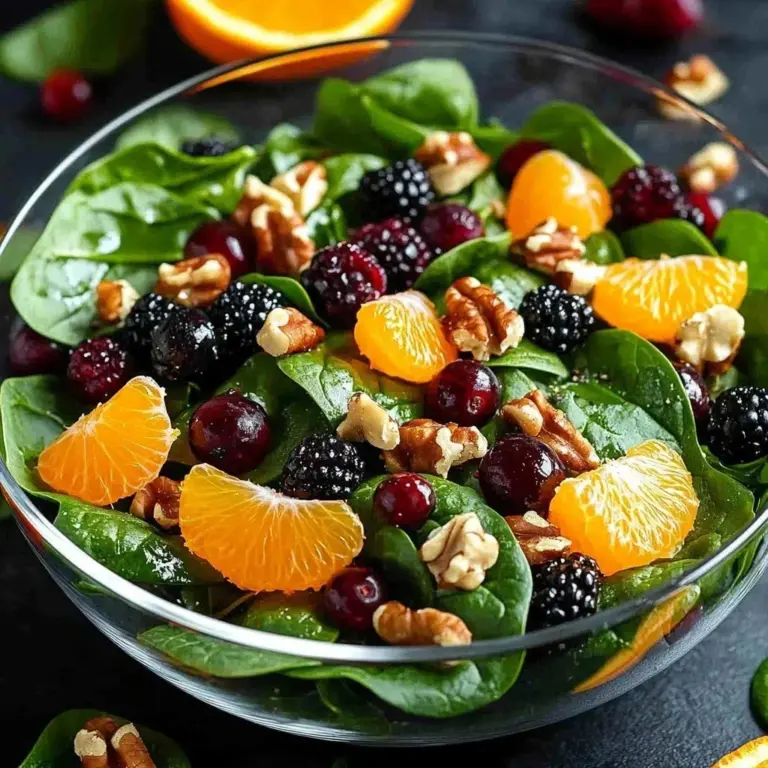 Colorful holiday salad featuring fresh ingredients and seasonal toppings