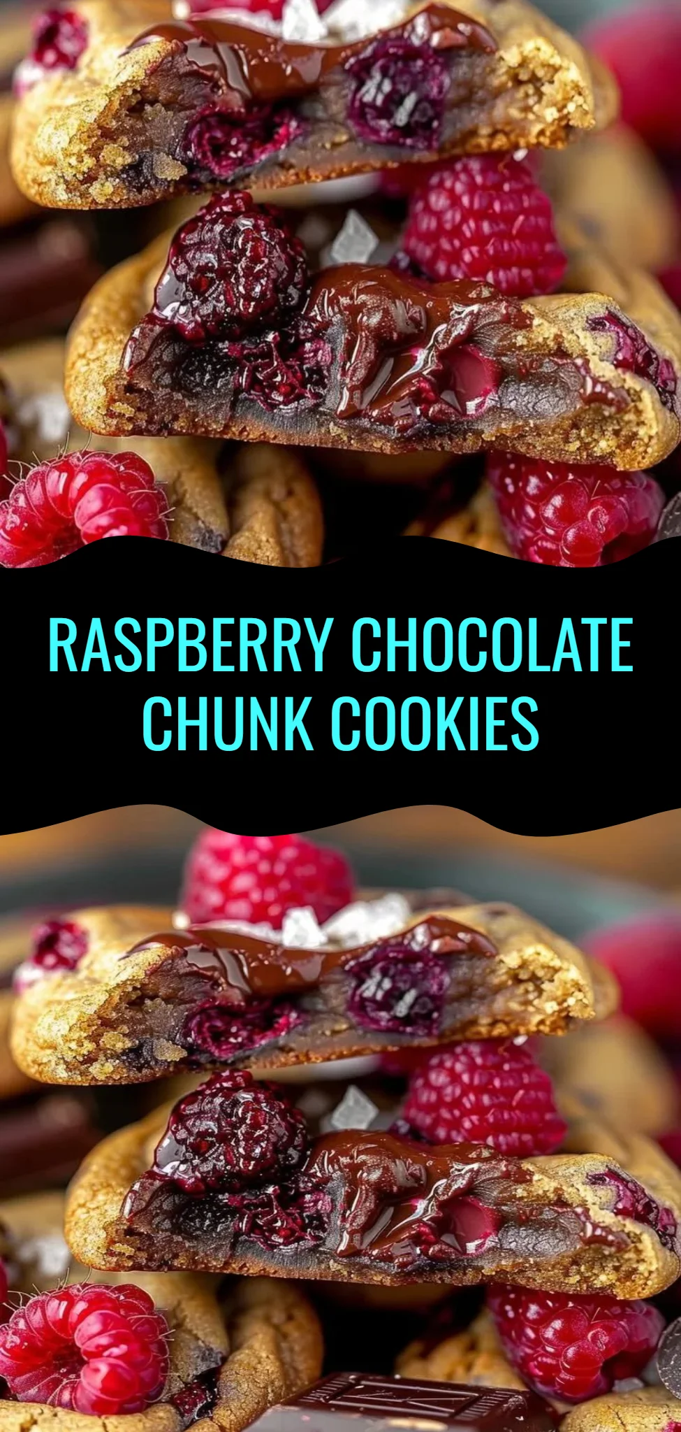 Raspberry Chocolate Chunk Cookies