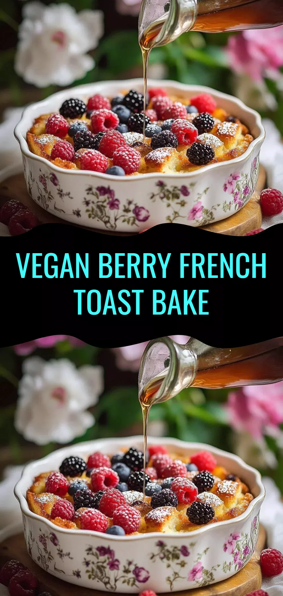 Vegan Berry French Toast Bake