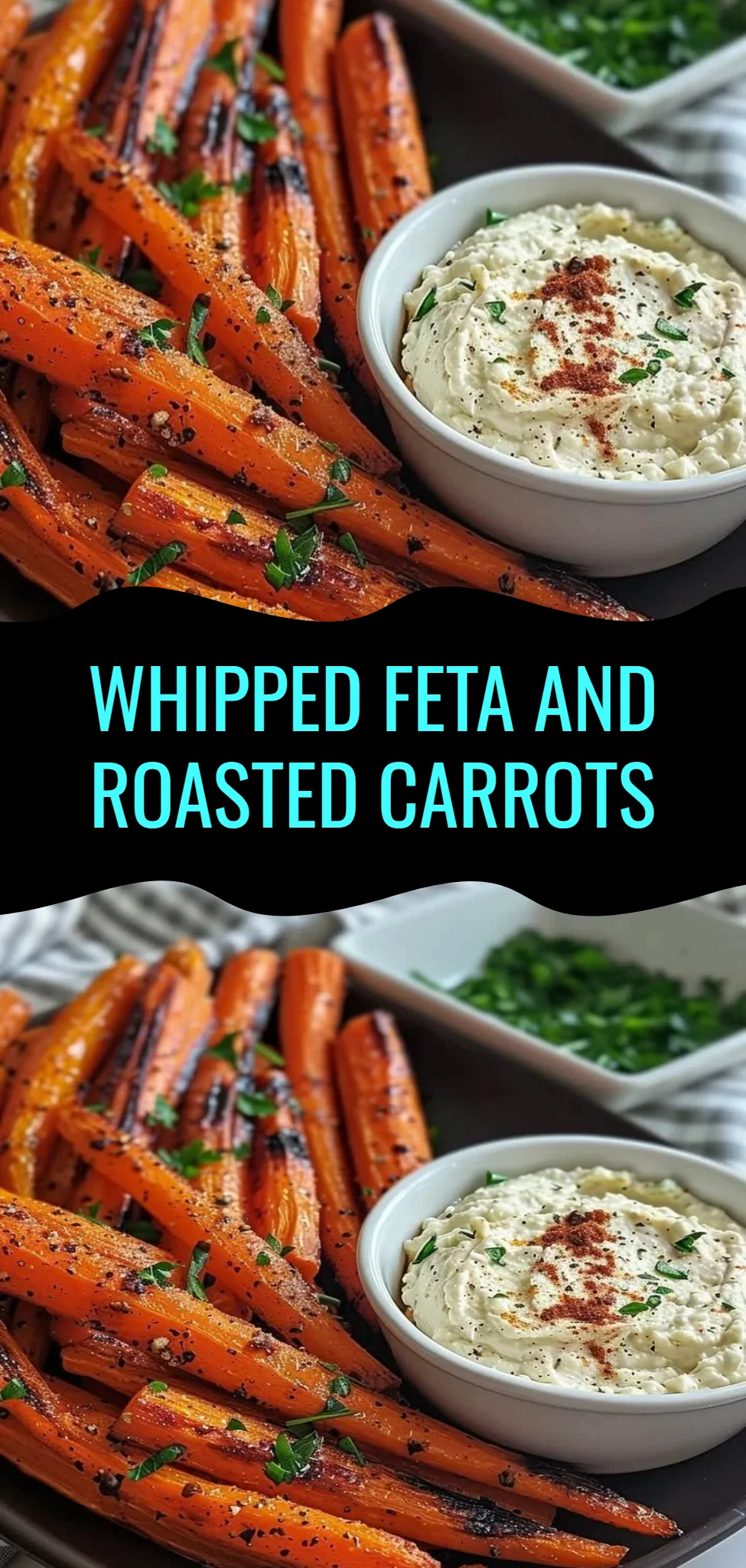Whipped Feta and Roasted Carrots